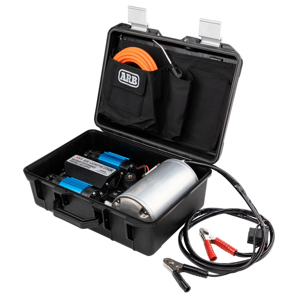 ARB Doppelkompressor mobil im Koffer, Bürstenmotor, 24 V, Art. CKMTP24