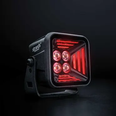 Strands Lighting Dark Knight Fortex LED Arbeitsscheinwerfer mit rotem Positionslicht