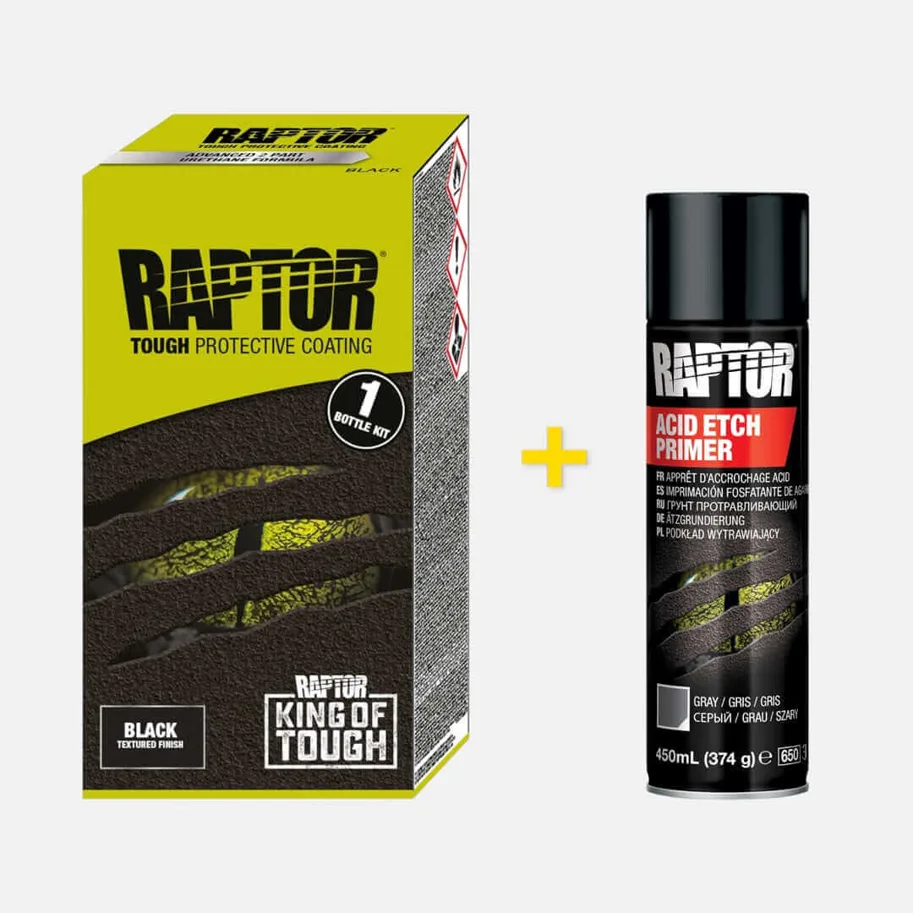 RAPTOR Lack Schwarz + Ätzgrundierung (Metall) Bundle