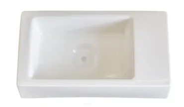 Kleines Handwaschbecken aus GFK 34 x 18 cm