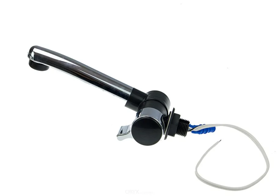 Automatik Wasserhahn, schwarz/chrom