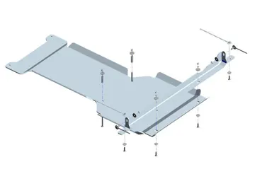 Unterfahrschutz (UFS) Isuzu D-Max 12-12/20 Getriebe + Verteilergetreibe