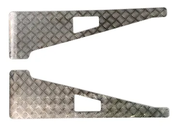 Riffelblech-Schutz für Kotflügel Alu 3 mm passend für Defender