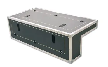 Radkastenbox grau, für Defender 90