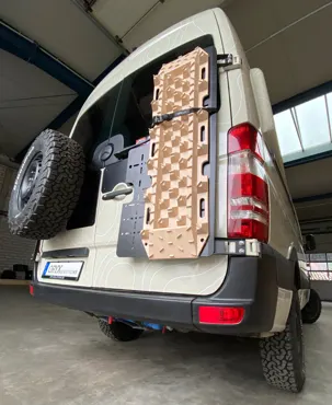 Heckträger für Mercedes Sprinter und VW Crafter
