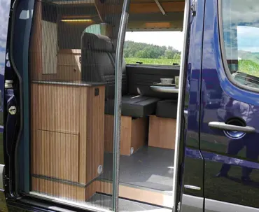 Fliegenschutz/Moskitonetz für Schiebetür passend für Sprinter hohe Vorderachse