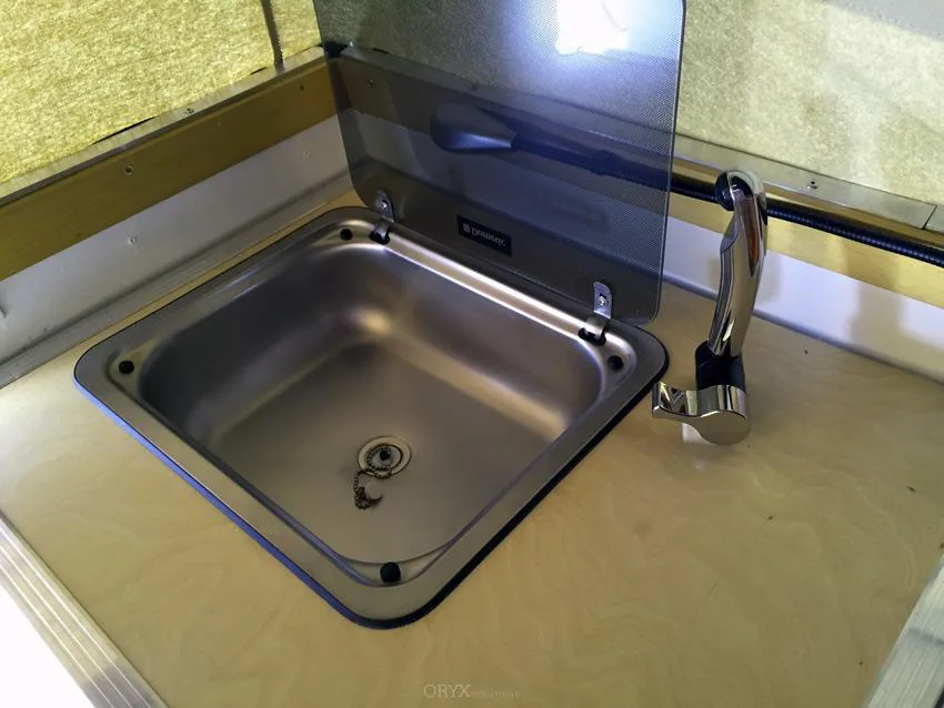 Dometic Edelstahl Spülbecken, 410 x 335 mm