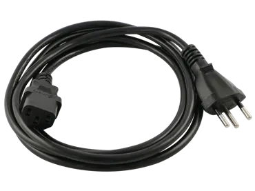 Netzkabel T12 230 V. CH-Ausführung. C13 Kaltgerätestecker