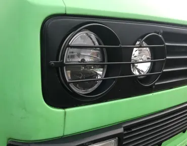 Lampenschutzgitter für Scheinwerfer Version „Südafürika“ passend für VW Bus T3