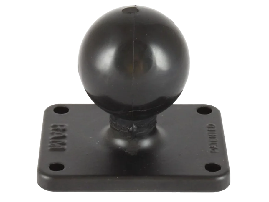 RAM Mounts rechteckige Basisplatte. C-Kugel (1.5“)