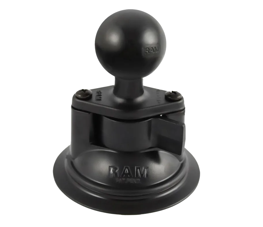 RAM Mounts Saugfuss mit Diamond Platte. C-Kugel (1.5“)