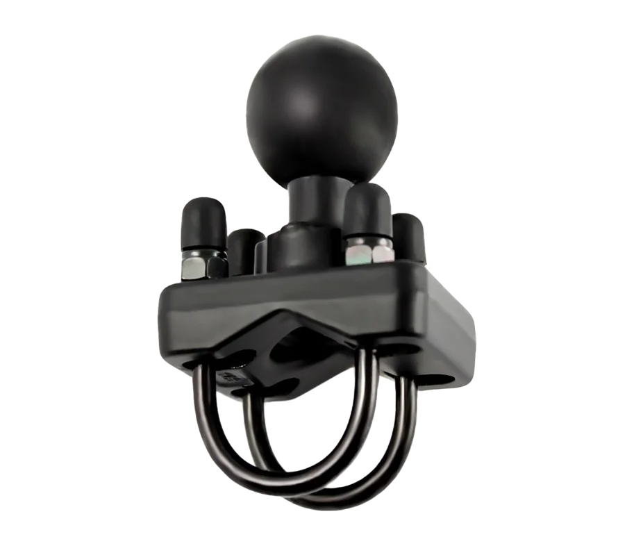 RAM Mounts Doppel-Rohr-Klemme. C-Kugel (1.5“)