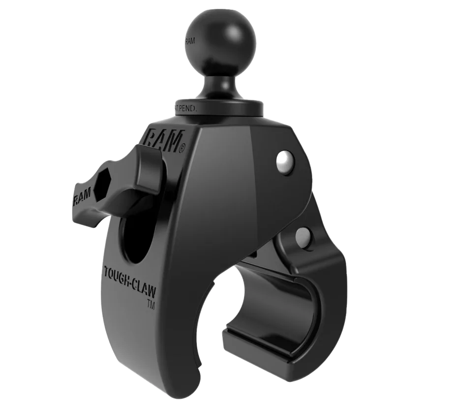 RAM Mounts Halteklammer tough-Claw mit tel. B-Kugel (1“)