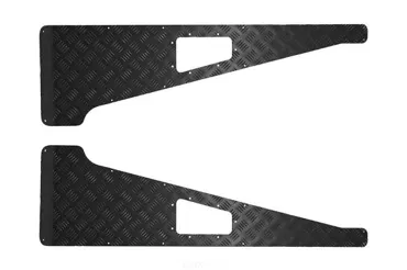 Riffelblech Schutz für Kotflügel schwarz passend für Defender
