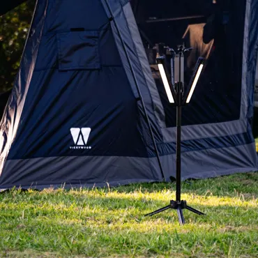 VICKYWOOD Camping bis und Arbeitsleuchte LIT3 TRIPOD large höhenverstellbar