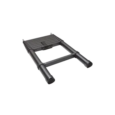 VICKYWOOD Teleskopleiter Aluminium 2.3 m schwarz Dachzelt CUMARU