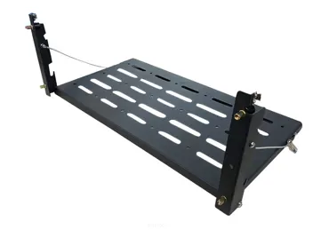 Tisch/Küchenboard Hecktür, schwarz