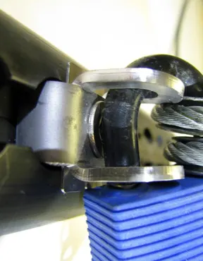 Schlossplatte für Zurrschiene Edelstahl