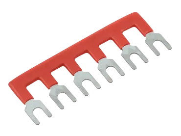 Plus-Schiene 6-pol rot