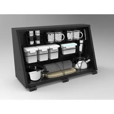 Alu-Cab Staubox mit Küchen-Set