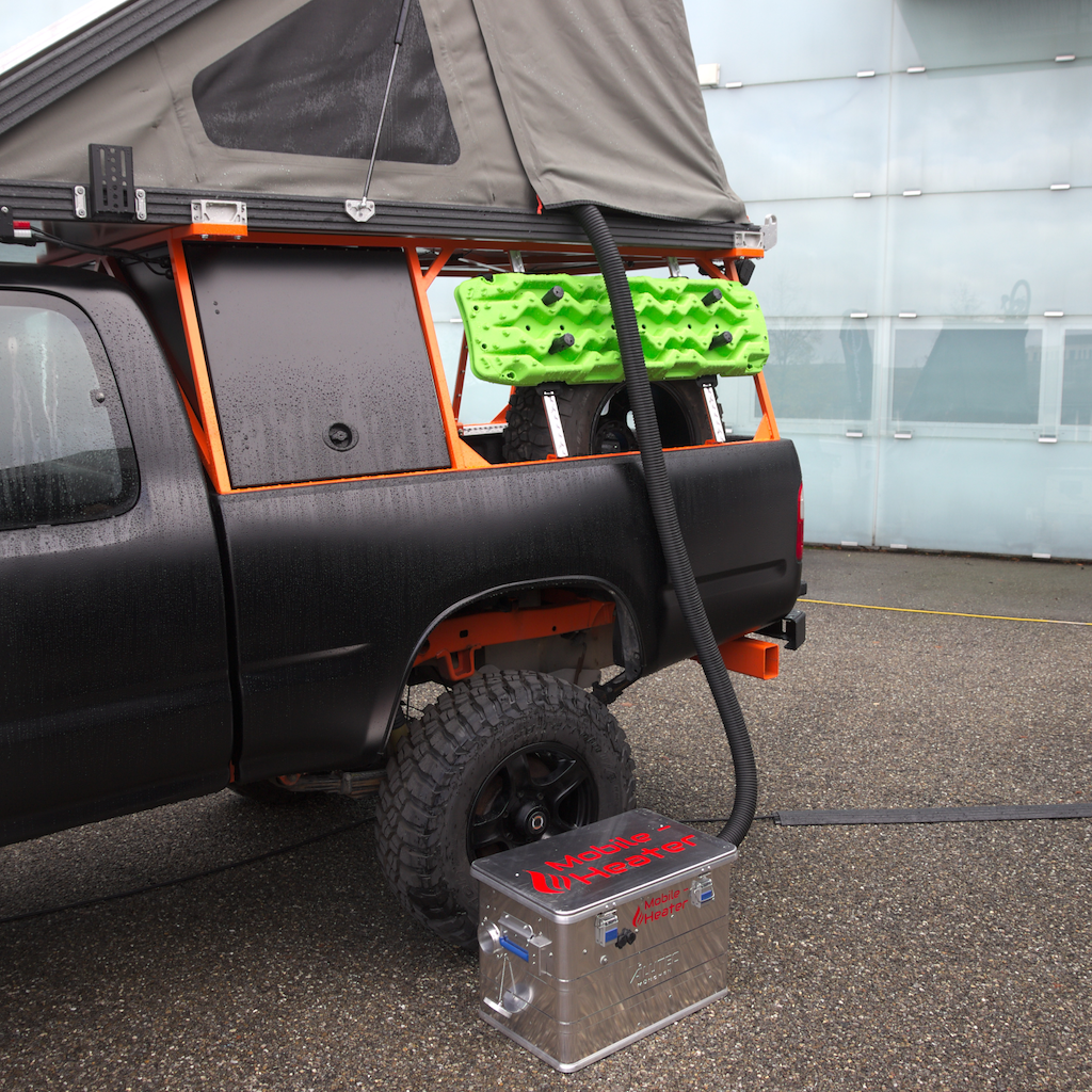 Dachzeltheizung von Mobile-Heater 2kW. die autarke Heizlsung fr unterwegs