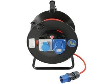 Kabelrolle Kunststoff 3 x 1.5/25 mit CEE16/T23