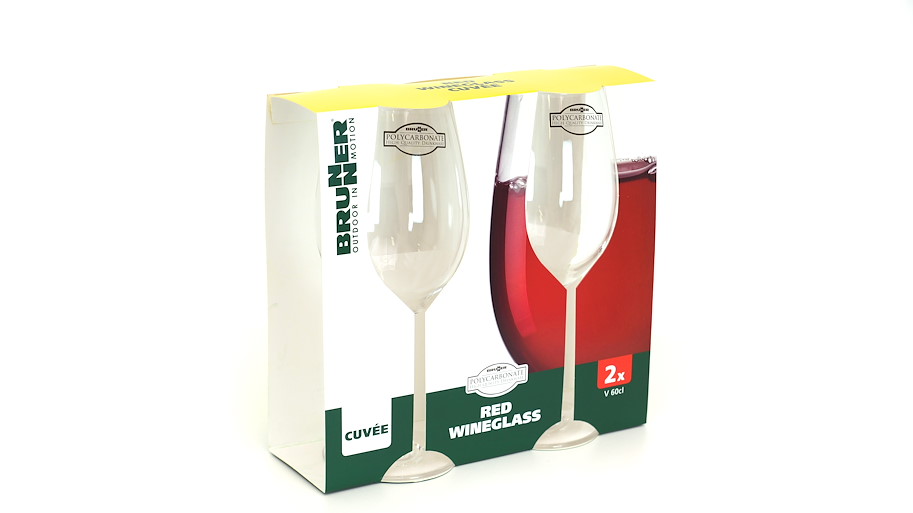 Brunner Set Red Wineglass Cuvée Rotweinglas 2-teilig