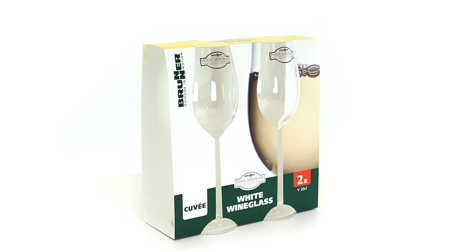 Brunner Set White Wineglass Cuvée Weissweinglas 2-teilig