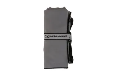 Highlander Large Fibresoft towel-Charcoal