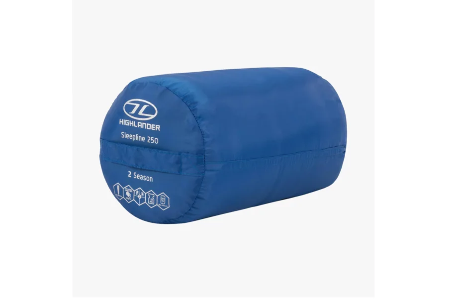 Highlander Sleepline 250 Mummy Denim Blue