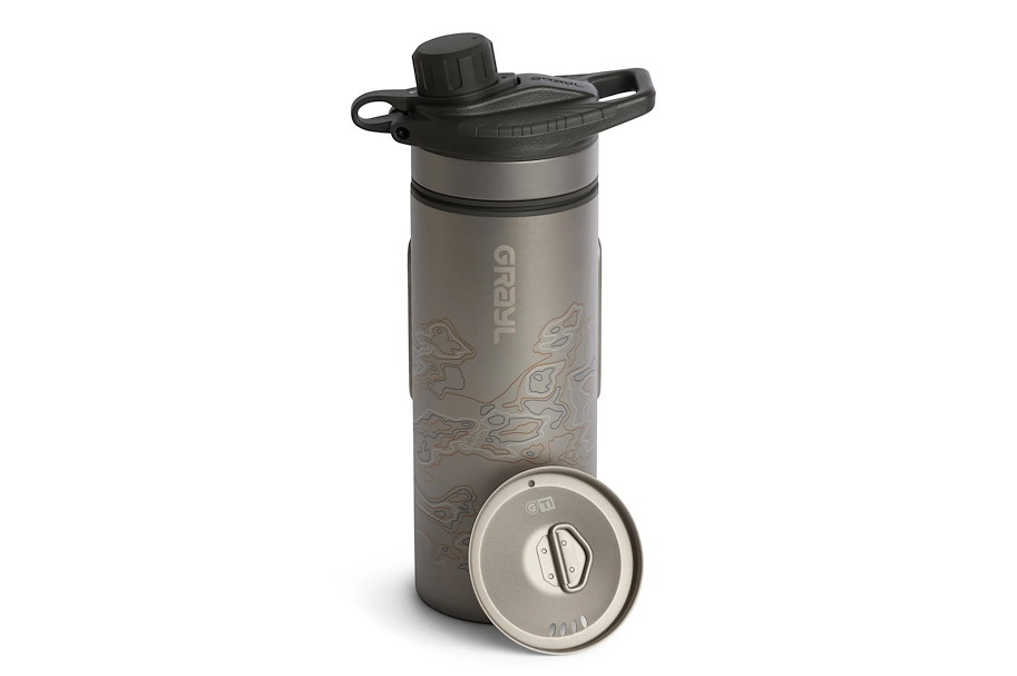 Grayl GeoPress Titanium Covert Black Wasserfilterflasche