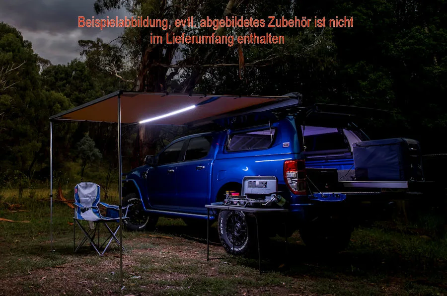 ARB Touring Markise inklusive LED Leiste 2 m breit, 2.5 m lang