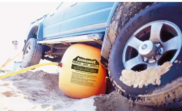 Bushranger Airjack Wagenheber 75 cmit für Fahrzeuge – Max 4 tohne