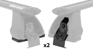 Fusskit für Rhino 2500 Multi Fit System 2 Klammern und 2 Gummiunterlagen, Hinten