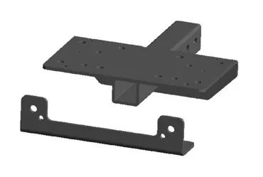 Multi-Mount Seilwindenträger Universal mit Vierkantaufnahme. Lang