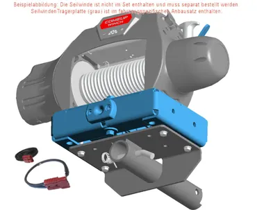 Option Seilspulung für Hidden Multi-Mount, inkl Seilspulung und Kabel