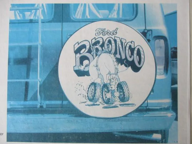 Reserveradabdeckung Ford Bronco