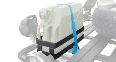 Rhino Rack Kanisterhalter, mit Zurrgurt, horizontal