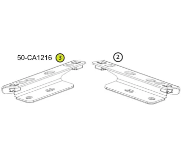 Rhino Rack Montagepunkt B für Ford Transit Fusskit 50-11RLTpftc (1 Stk)