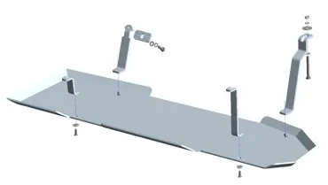 Unterfahrschutz Isuzu D-Max 12-12/20 Tank