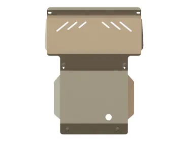 Unterfahrschutz (UFS) Isuzu D-Max (Tf) Bj. 08/07-12. Motor. 5 mm Alu