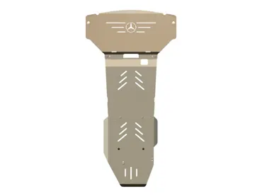 Unterfahrschutz (UFS) Mercedes-Benz M (164) Bj. 05-11. Motor + Getriebe. 5 mm Alu