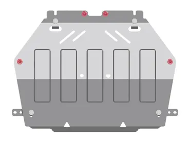 Unterfahrschutz (UFS) Mitsubishi Outlander 08/12-. Motor + Getr.. 4 mm Alu Gepr.