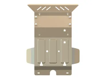 Unterfahrschutz (UFS) Toyota Hilux (N2. N25 S/T/L) Motor. 5 mm Alu Gepresst