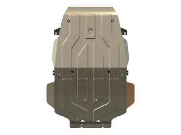 Unterfahrschutz (UFS) Toyota Land Cruiser 200. Bj. 07-10/15 (J20) Motor. 5 mm Alu Gepresst