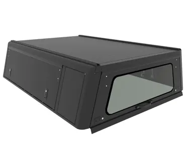 Alu-Cab Hardtop Explorer Toyota Tacoma Gen 2 2005-2015 Long Bed schwarz/glatt