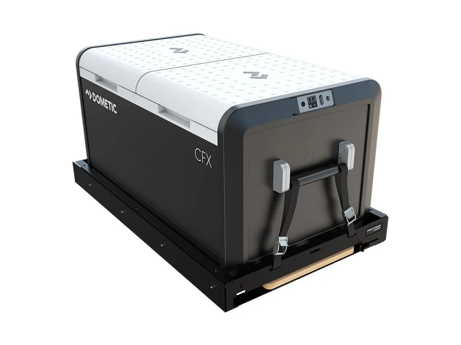 Dometic CFX3 100 Tragbare Kompressorkühl- und -gefrierbox und Gepäckauszug / Kühlbox-Schiene
