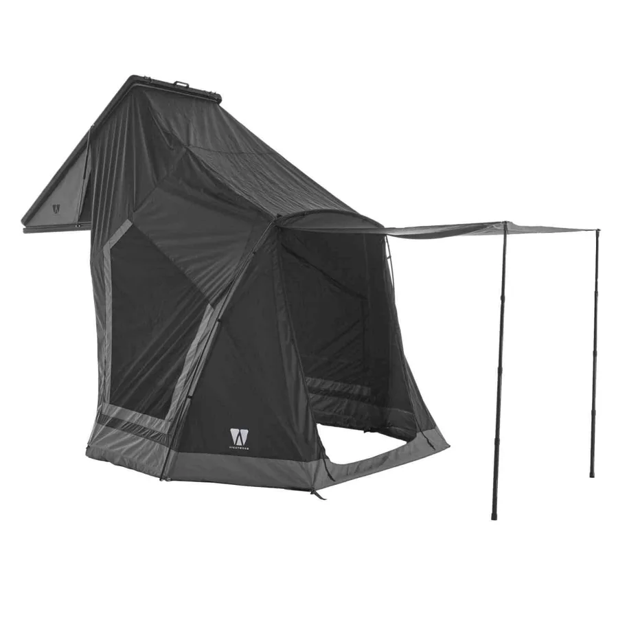 VICKYWOOD Vorzelt CUMARU LIGHT 127 schwarz-grau