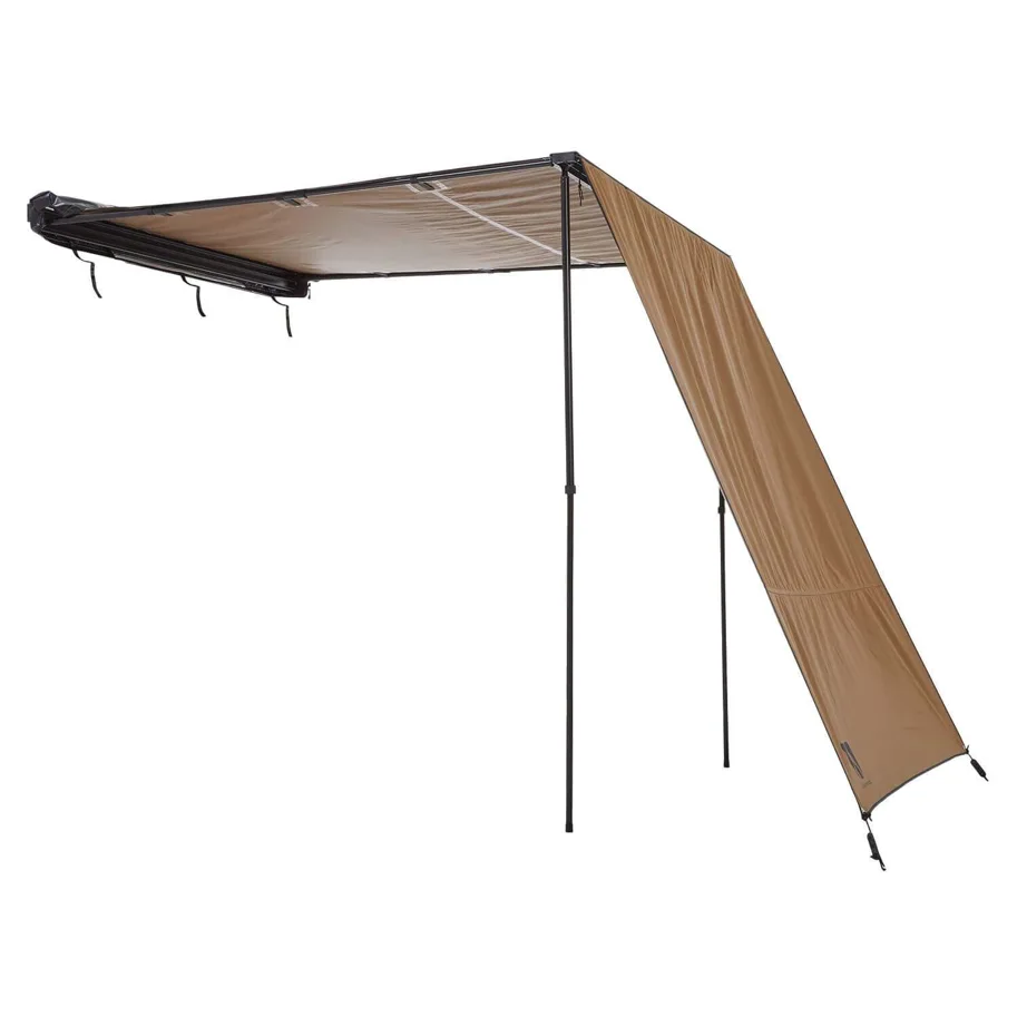 VICKYWOOD Seitenmarkise Wand 2 x 1.7 m goldbraun