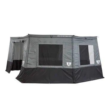 VICKYWOOD Zeltraum zu Seitenmarkise 270° LEAF EXTENDED Links 250 cm grau